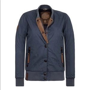 NWT Naketano Women's Bomber Jacket, Steel M